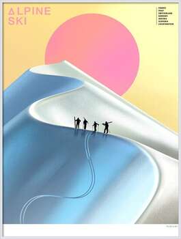 Poster Alpine Ski