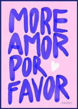 Poster More Amor Por Favor
