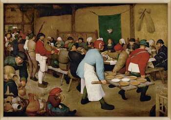 Poster Peasant Wedding, 1568