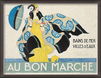 Poster Au Bon Marché (Art Nouveau Vintage)