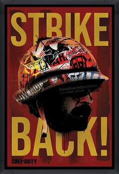 Framed Poster Call of Duty: Black Ops Cold War - Strike Back