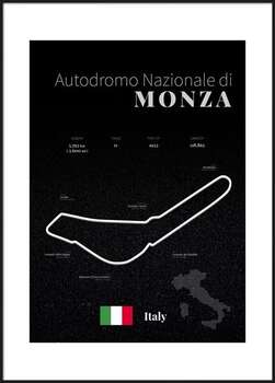 Poster Monza racetrack